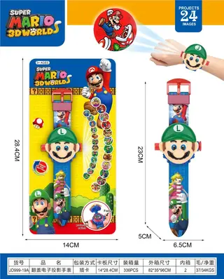 Электронные часы Super Luigi с проектором