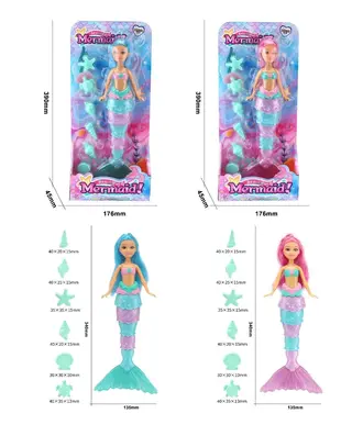 13 inch swing mermaid ( ), 34 cm, 72 pcs