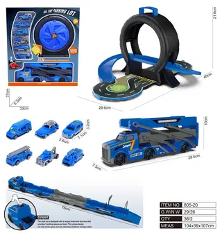 Police Car Toy, Rc Blue Box 104x39 cm