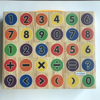 Развивающие EVA-кубики с цифрами и знаками