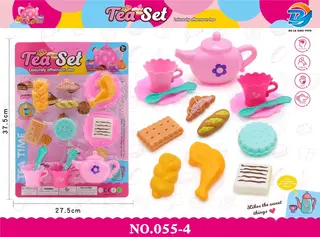 Игровой чайный сервиз с продуктами для сюжетно-ролевых игр