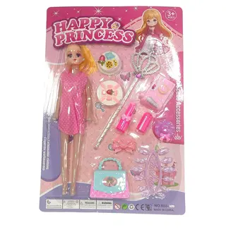 Wholesale Princess Doll, Pink, 3-6