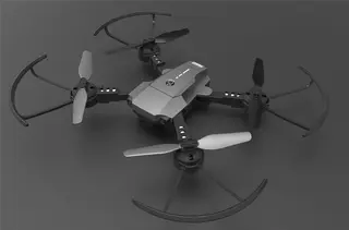 Mini Drone Toy, Airplanes, Brown, Remote Control, 12 cm