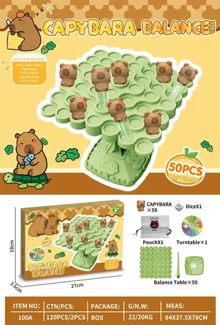 Балансирующая игра "Капибара" - настольная игра для развития