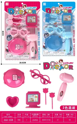 Wholesale Doctor Play Kit, 252 per Carton