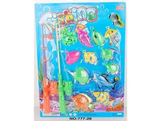 Игра "Рыбалка" с крючками, оптом