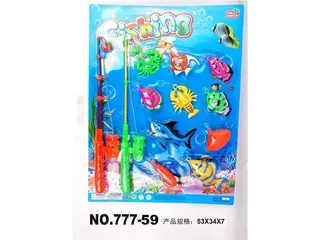 Игра "Рыбалка" с крючками, 48 шт/коробка