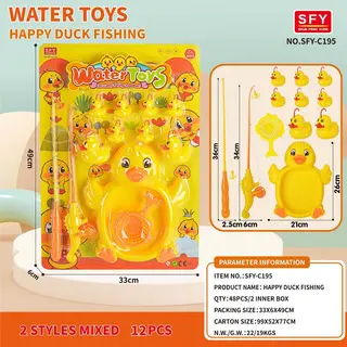 Wholesale Magnetic Tiles Playset, Duck Fishing Tub