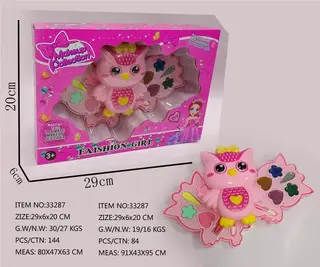 Игрушечная косметика "Сова" в коробке, 84 шт/кор