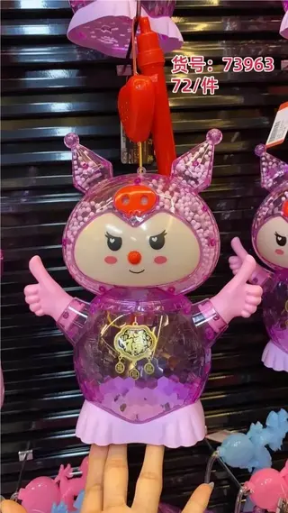 Светящийся фонарик Kuromi в виде снежинки, портативный