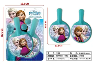 Набор для настольного тенниса Frozen (2 ракетки, 2 мяча)