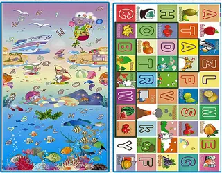 Детский игровой коврик EPE, влагостойкий, портативный