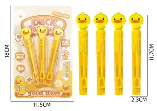 Bubble Blower, Yellow 18cm, 504 pcs