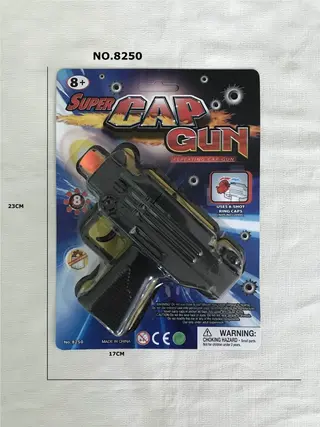 Игрушечный пистолет с пистонами, имитация