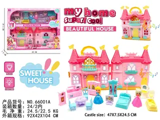 Игровой набор Замок-домик для кукол
