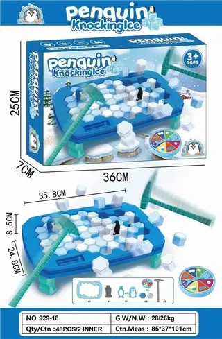 Wholesale Board Game, Penguin Ice Breaking, 48 per Carton