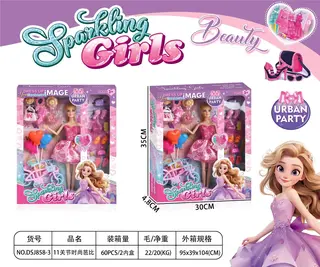 Шарнирная кукла в стиле Barbie 11.5 дюймов с аксессуарами