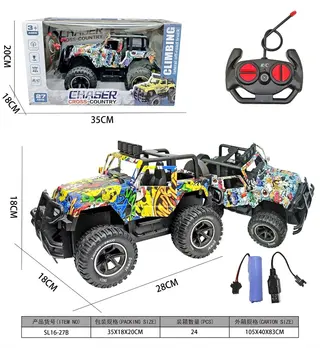 Внедорожник на радиоуправлении Wrangler 1:14, открывающиеся двери