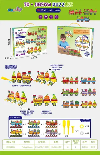 Die Cast Toy Cars, 1 18, Assembly, Fruit Car Theme, Ages 3-6