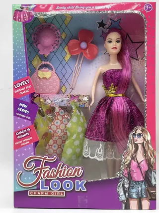 Doll, Long Ponytail, 11.5 Inch (29.2 cm), 84 per Carton