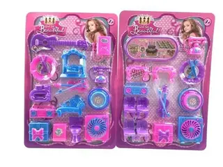 Игровой набор мебели для кукольного домика