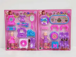 Мебель для кукол в стиле Barbie, игровой набор