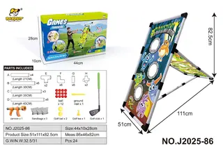 Игровой набор 4в1: Монстр, гольф, стрельба, спорт