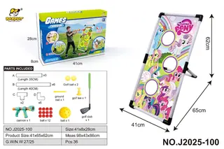 Игровой набор 4 в 1: пони, стрельба, гольф, спорт