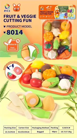 Wholesale Play Food, Realistic, 34 cm, 3-6, 48 pcs