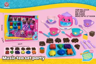 Игровой чайный сервиз "Свет и Музыка" (32 предмета)