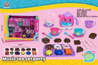 Игровой чайный сервиз "Музыка и свет" (32 предмета)