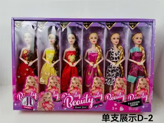 Кукла в стиле Barbie 11 дюймов, 9 шарниров, набор одежды