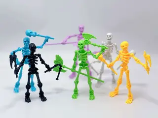 Сборный скелет человека, игрушка на Хэллоуин