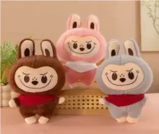 Мягкая игрушка Зайчик в шарфе оптом