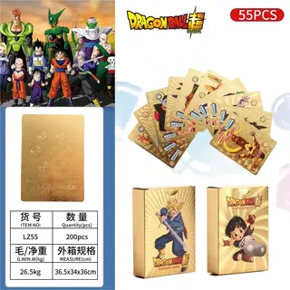 PVC Gold Cards, 55 Pieces