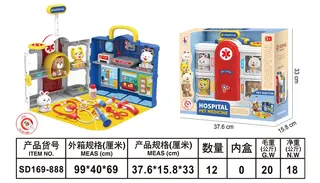 Игровой набор "Ветеринарная клиника": инструменты и питомцы