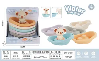 Игрушка для ванной Кораблик-пирамидка Коала