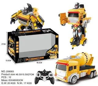 Wholesale RC Robot, Transforming Car, 35 cm, 12 pcs, 2907