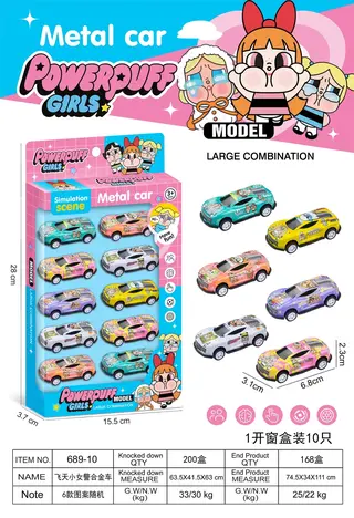 Wholesale Metal Toy Cars, Diecast, Girls, Ages 3-6