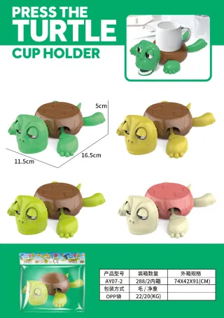 Wholesale Press Tortoise Coaster, Green