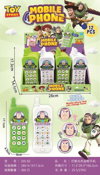 Музыкальный телефон-головоломка Toy Story с подсветкой