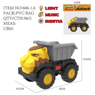 Wholesale Pull Back Car Toy, Engineering Black Box 82x40 cm