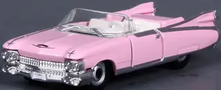 Bburago 1:72 Cadillac Eldorado Biarritz 1959, розовая модель