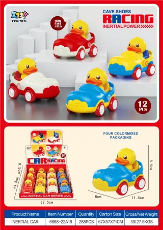 Diecast Car White 11.5cm, 24 pcs