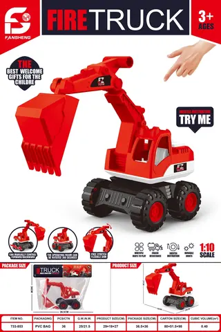 Wholesale Pull Back Cars, Friction Red 29cm