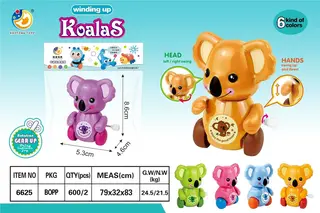 Заводные коалы, игрушки для ванной, 600 шт/коробка