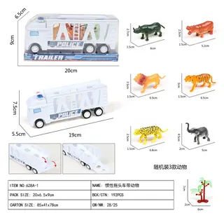 Friction Car Pull-Back Cars, White, Plastic, Pull-Back, 192 pcs