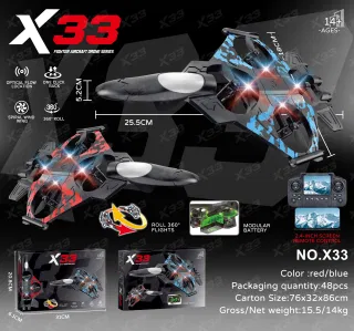 Remote Control Airplane, RC Plastic Black 25.5cm