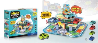 3D Парковка-игра с машинками и кубиком
