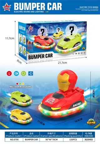 Bumper Car with Spray, Music & Lights